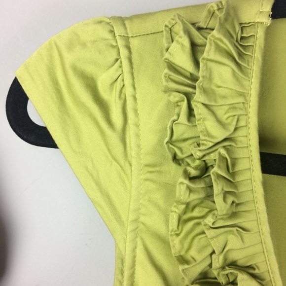 Max&Cleo Ruffle Front Pleated Pocket Dress Size 4 - Picture 4 of 8